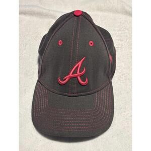 Atlanta Braves New Era Official 39 Thirty Fitted Hat MEDIUM-LARGE Pink